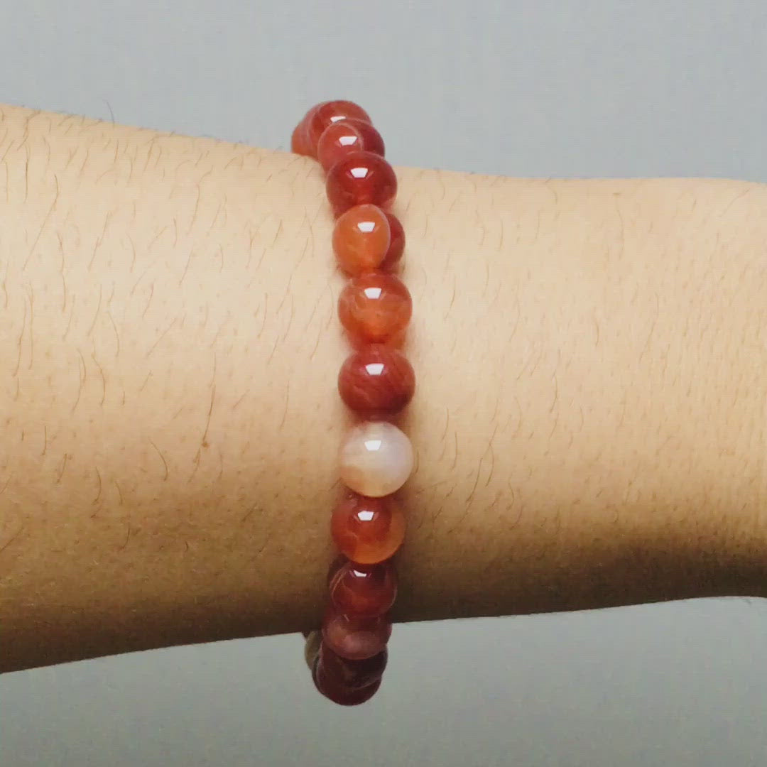 Bracelet en Cornaline "Energie"