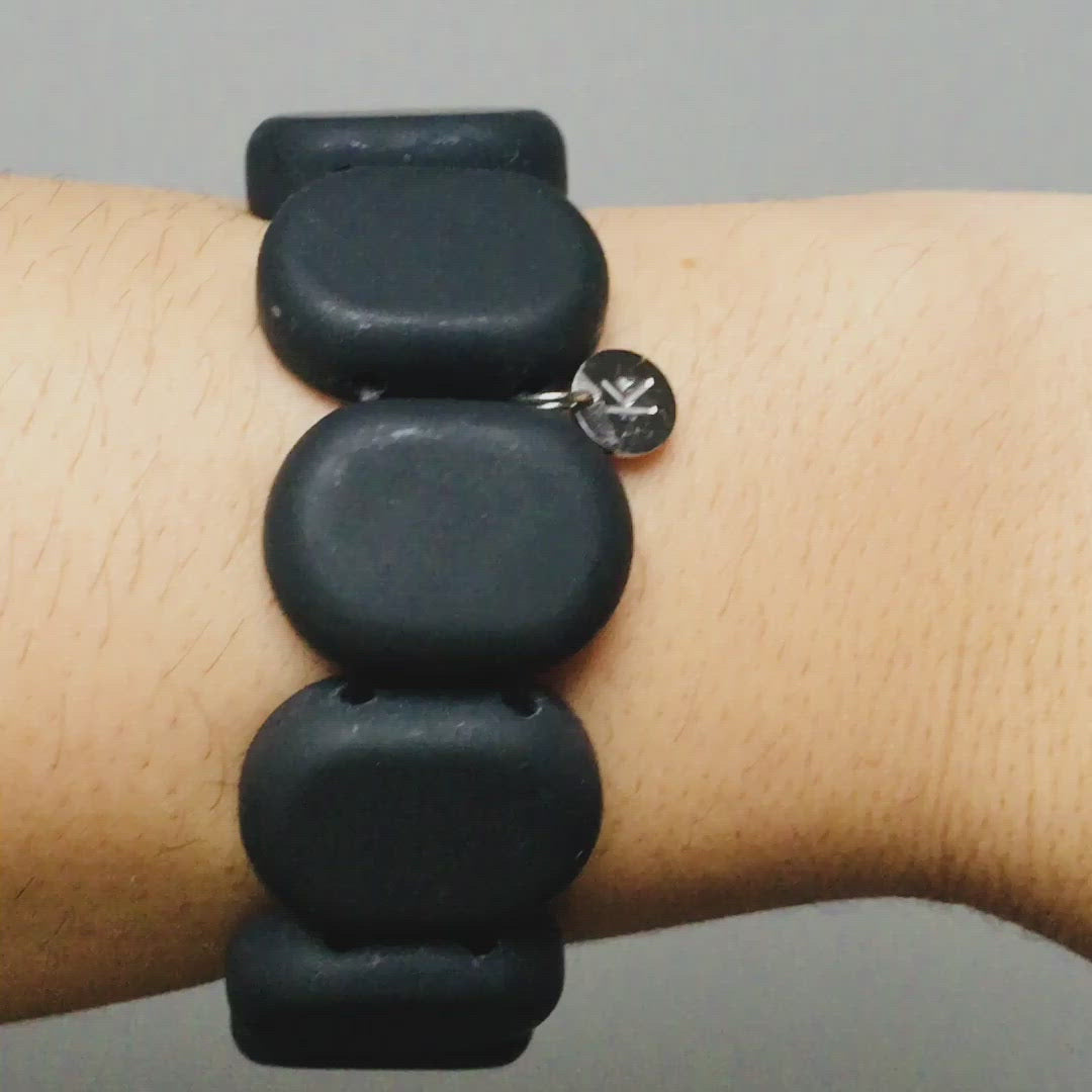 Bracelet en Pierres de Guérison "Bian Shi" ovales